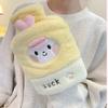 Cute Hot Water Bottle Bag 750ML Cartoon Plush Rabbit Shape Hand Warmer Heat Pack Warm Belly Instant Hot Pack Hand Warm Bag