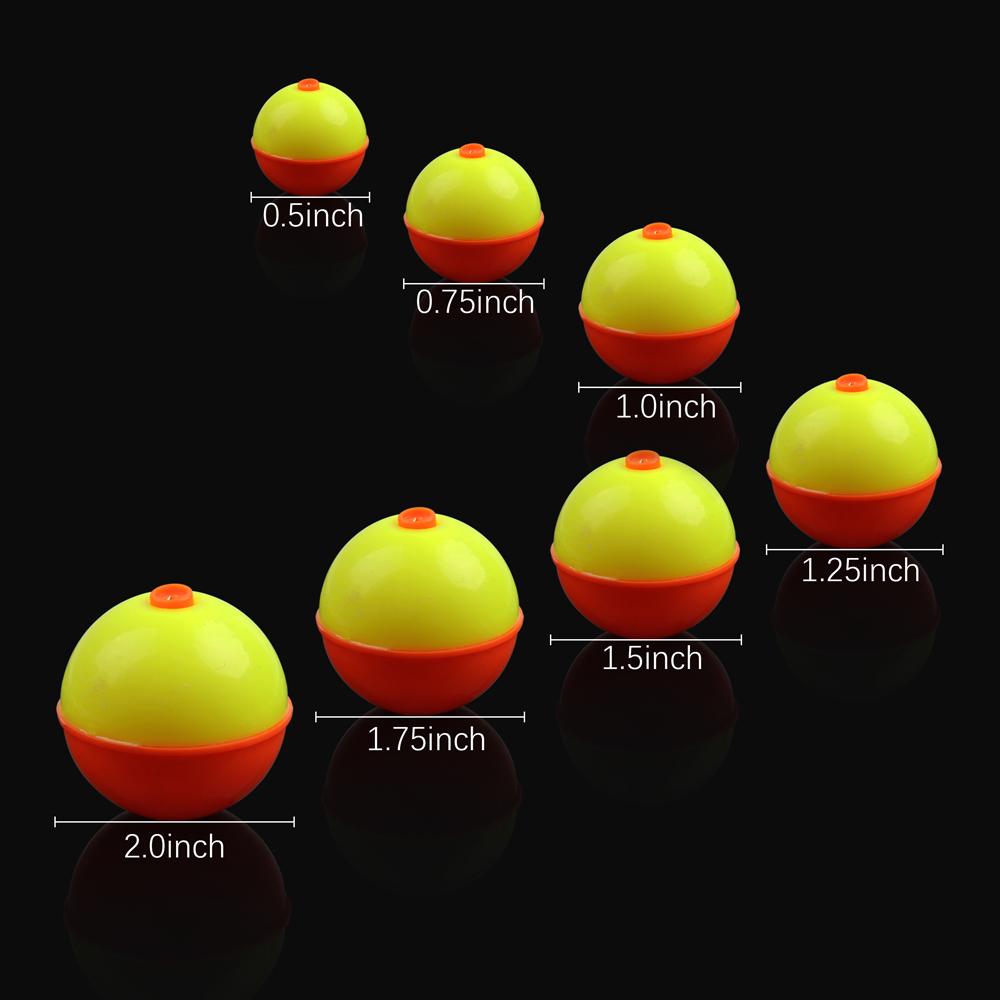 Shaddock 20 Buc. Plute Snap-on Pescuit Plute Rotunde cu Buton de Apăsare Set Boi Pescuit Accesorii Echipament Pescuit