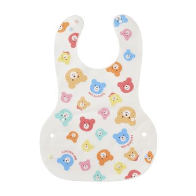 MIKIHOUSE HOT BISCUITS Lunch Boys and Size Bib, Girls, Baby, Kids, White, Unavailable, 70-2985-148