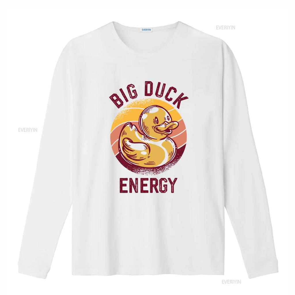 Big Duck Energy Rubber T Shirt  vintage Washed streetwear Stylish Slightly Top For Everyday Wear Unisex fashion Casual