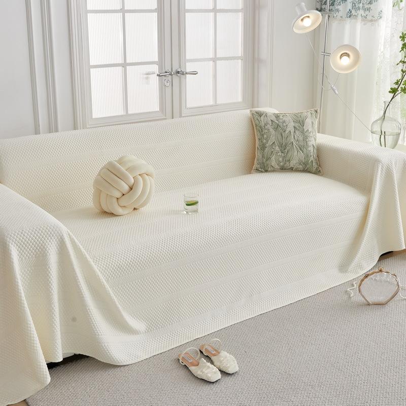 Summer Cool Sofa Cushion Cover Cloth Simple Modern Universal Full Covered Dustproof a Whole High-Grade Sofa Towel