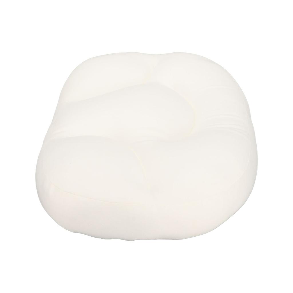 Men Women Office Sleep Pillow Portable Office Beauty Salon Ergonomic Neck Support Egg Shaped Pillow White