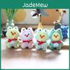 Adorable Plush Duck Keychain Cute Fluffy Stuffed Animal For Bags And Keys