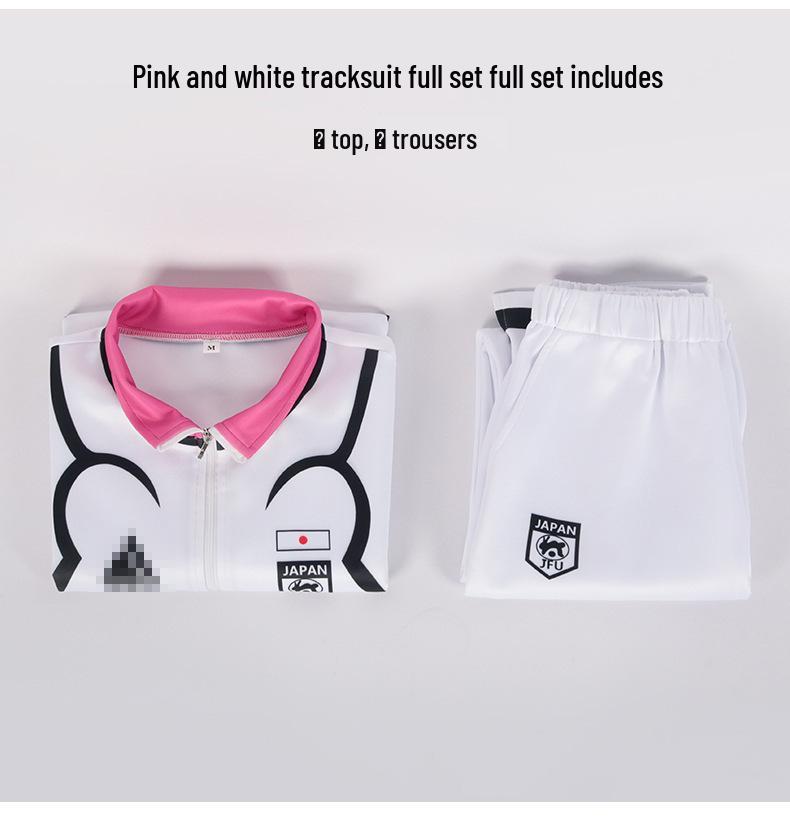 2025 Blue Lock Cosplay Dámský a Pánský Sako s Dlouhým Rukávem Sportovní Kostýmová Sada