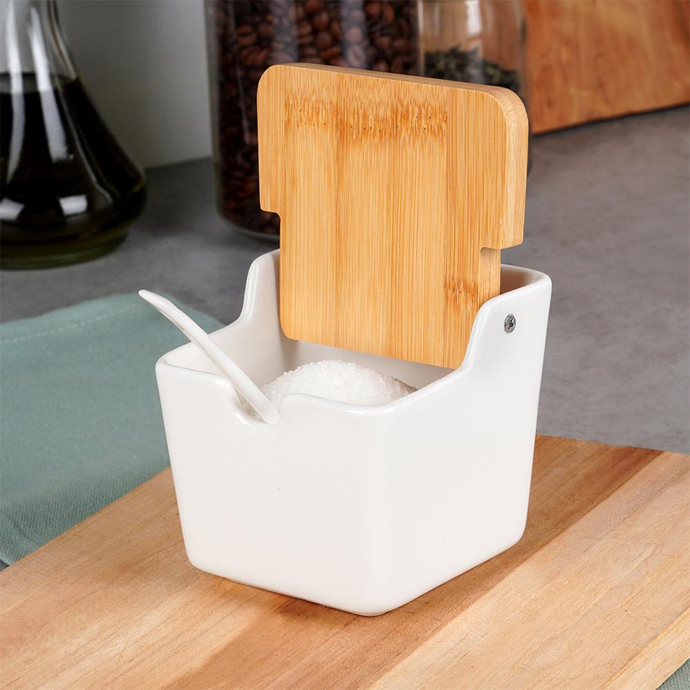 Ceramic Sugar Bowl Kitchen Container for Sugar Storage