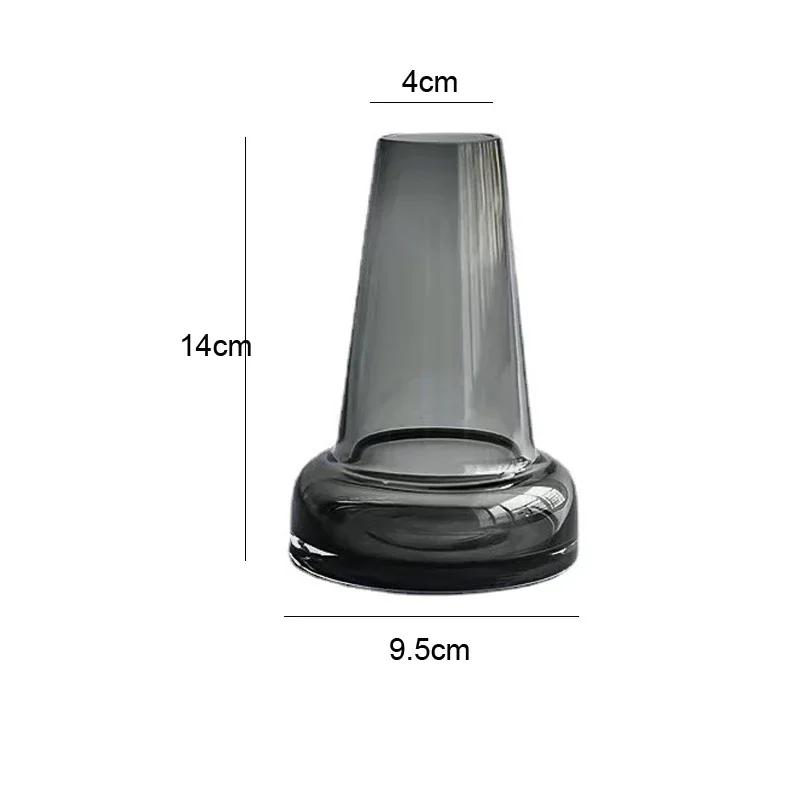 

Классическая креативная стеклянная ваза для цветов высшего качества, черная, прозрачная, декоративная, для дома, флакон для реагента, ваза для цветов, оптовая продажа с фабрики