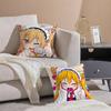Miss Kobayashi’s Dragon Maid-B Anime Pillow Case Comfort Sofa Bed Silky Elegant Invisible Zipper Decorative Cushion Cover