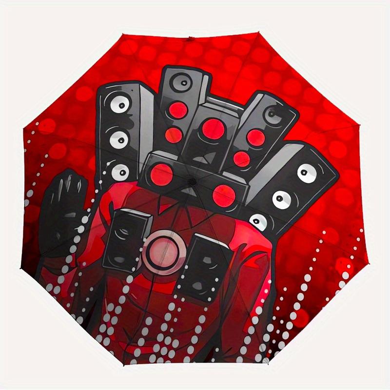 

1pc Speakers Pattern Themed High-quality Umbrella,Automatic Opening and Closing Umbrella,Multi-functional Umbrella G0811233