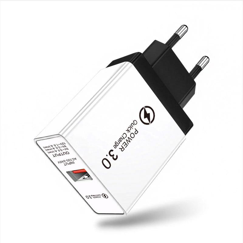 PD33W QC3.0 GaN Multi-Port Fast Charger European Standard 9V 12V