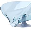 Suction Cup Drain Holder Dishwashing Sponge Ball Storage Tray Plastic Drainage Organizer for Kitchen Sink Blue