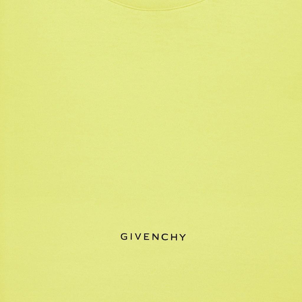 Givenchy SS22 T Shirt Men's Acid Yellow BM71F83Y6B-725