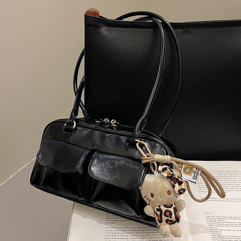 Nischen-Pendler-Achselhöhlen-Kissen-Tasche Damen neu Maillard Retro High-End-Mode vielseitige Schultertasche