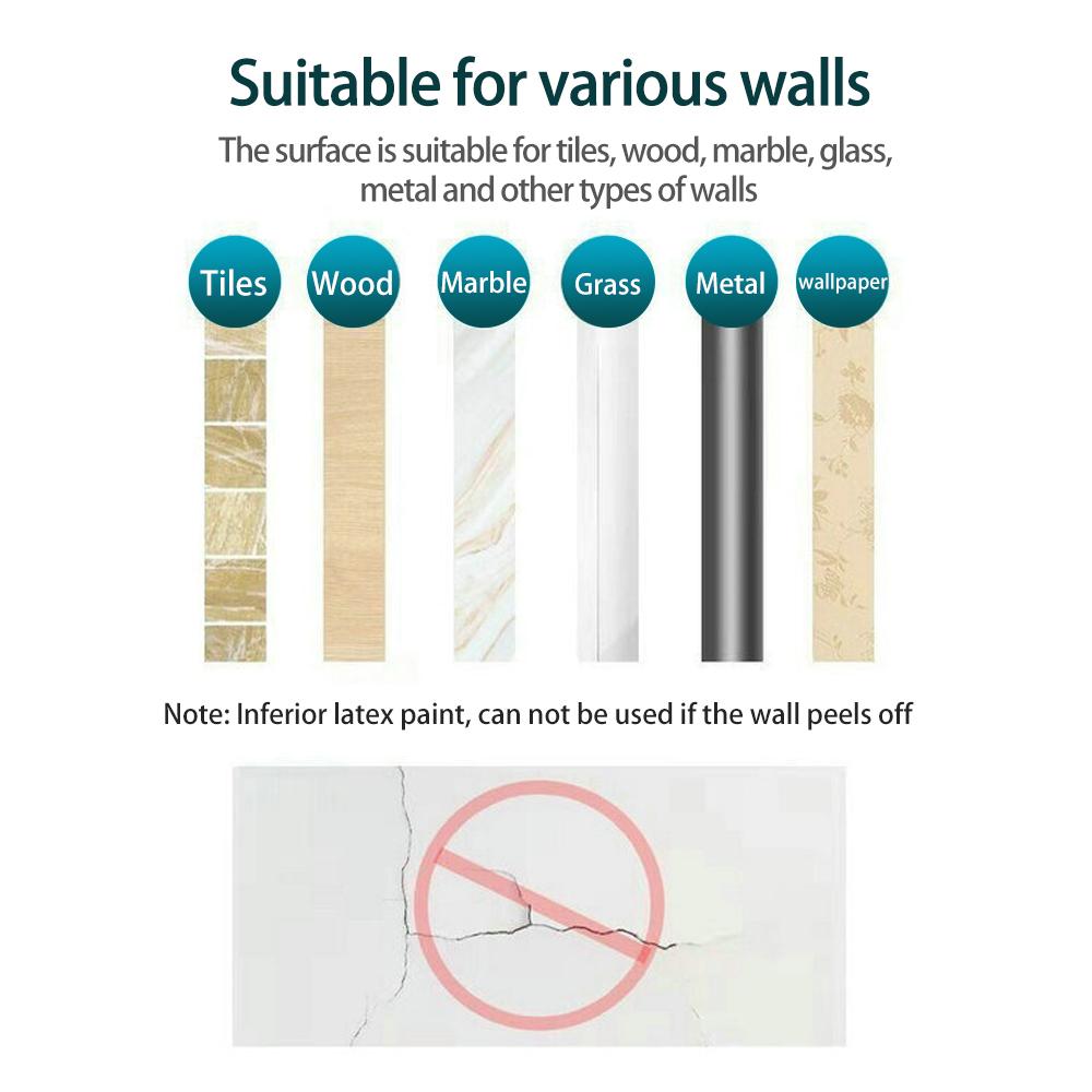 1Pcs Punch-free Mobile Phone Holder Wall Mount Stand Remote Control Organizer Storage Box Charging Bedside Container Rack