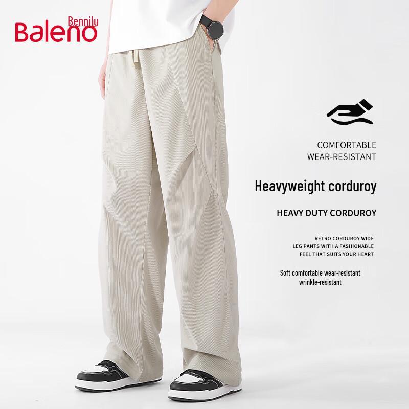 

Baleno Men s 270G Heavy Corduroy Wide-Leg Pants 3XL