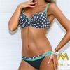 Trendy 2018 Fashion Bikinis Set For Women With Push-up Padded Design And Polka Dots