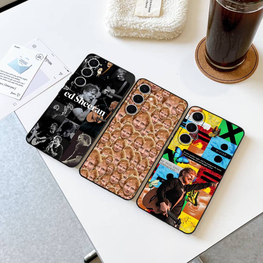 Coque de téléphone E-Ed Sheeran Pour Samsung S 24 Fe 25 Ultra Plus 20 Lite 21 30 22 23 24 22 Ultra 5G Fundas