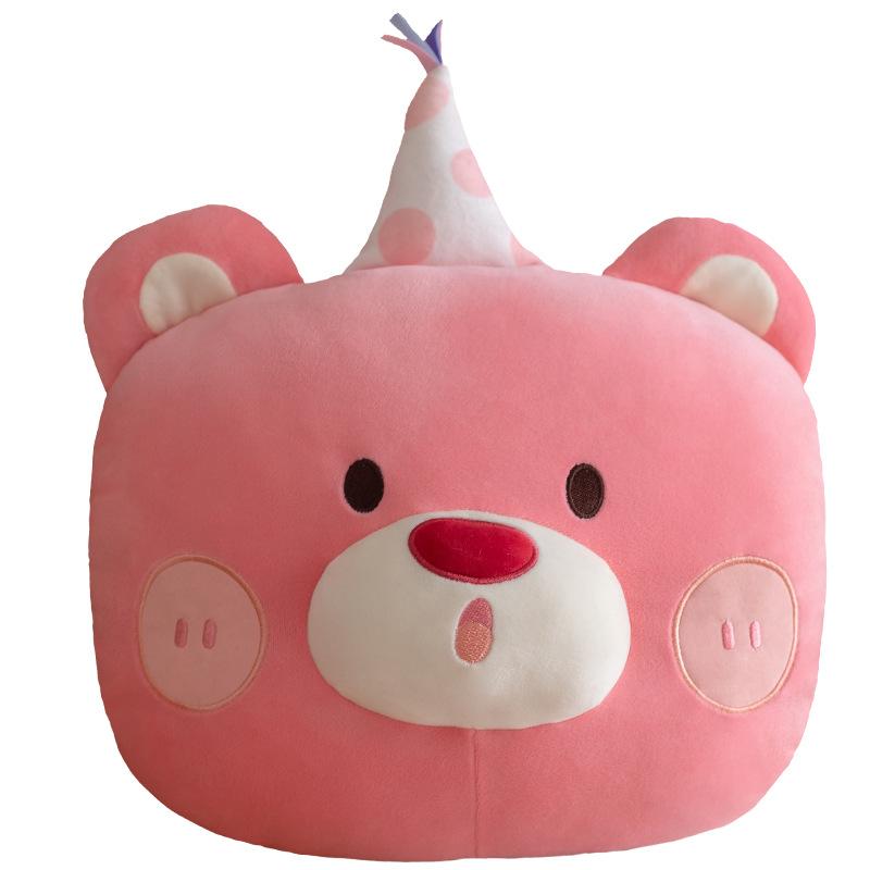 New Cute Animal Plush Toys Office Sofa Waist and Nap Pillow Car Air Conditioner Two-in-one