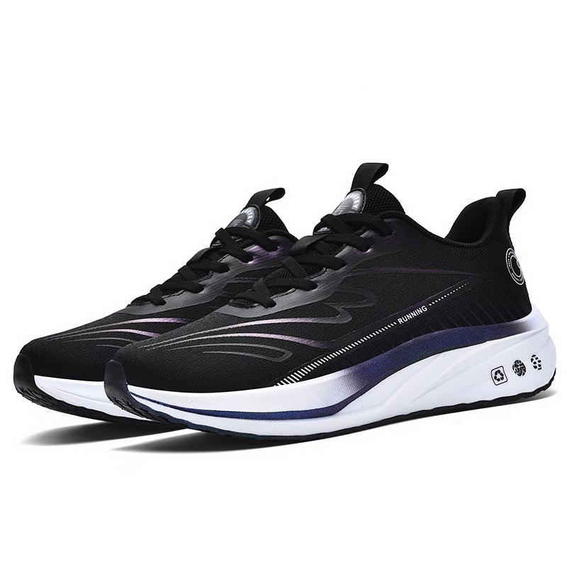 2025 Large Size Marathon Running Shoes Men's and Women's Outdoor Aerobic Running, Light and Breathable, Student Body Test Running Shoes