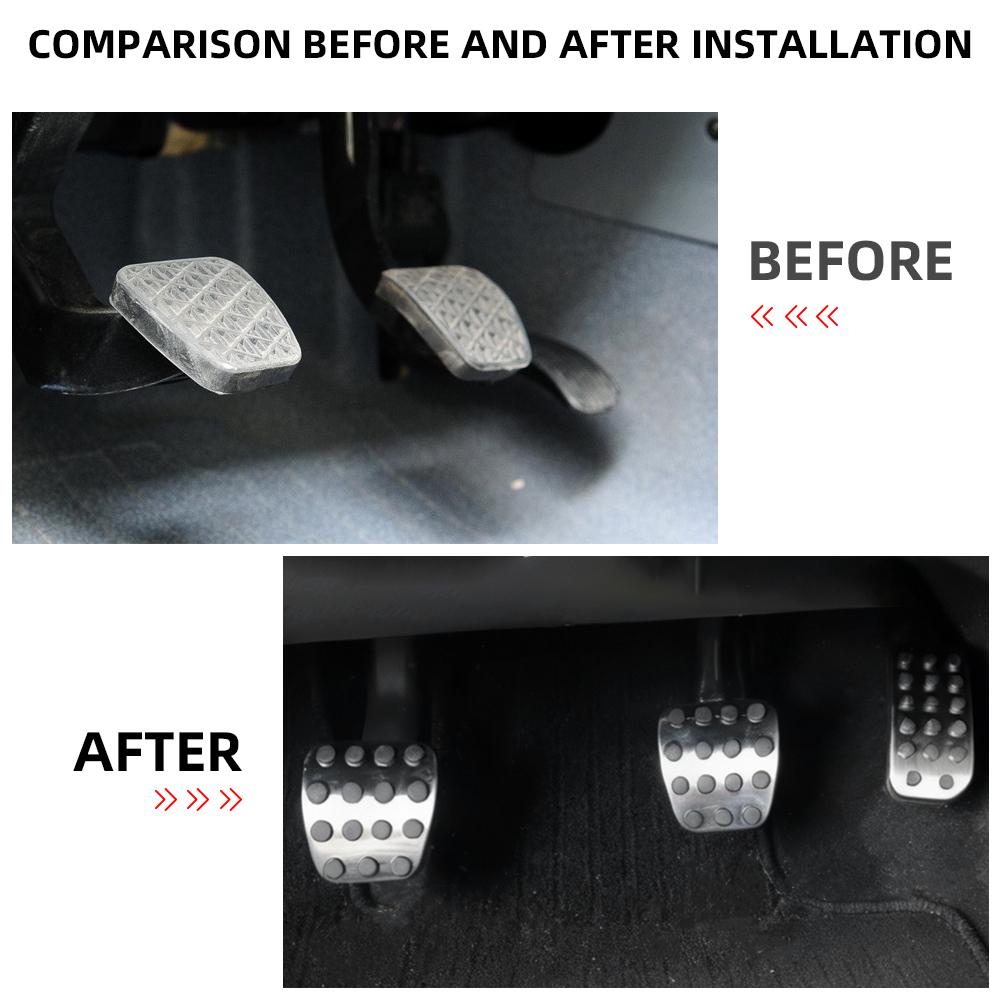 For Mercedes Benz V-Class Vito Valente Metris Viano V260 W639 W447 Pedal Cover Pedals Gas Brake Pedal Pad Protector Accessories