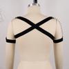 Elastic Body Chest Harness Chain Strap Leathers Punk Chain Choker Men Chest Harness Nightclub Cosplay Costume Accessory