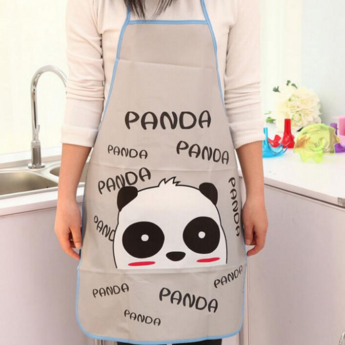 Cartoon Cute Cartoon Waterproof Apron Kitchen Restaurant Bib Aprons 1pc