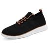New lightweight lace-up casual breathable fly-woven loafers men's large-size sports shoes