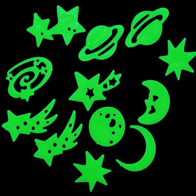Luminous Stickers Star Cosmic Planets Musical Note Glow In The Dark Bedroom Wall Ceiling Furniture Fluorescent Decorations ZYF