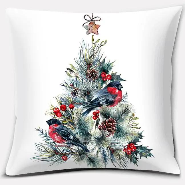 Christmas Decoration Series Pillow Gift Home Office Bedroom Sofa Car Cushion Cover