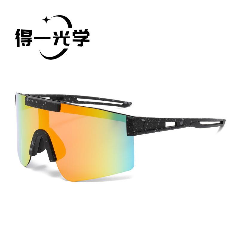 European and American cycling outdoor windproof glasses sports cycling sunglasses colorful sunglasses mountaineering glasses UV protection