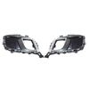 Front Bumper Fog Light No Bulb Lamp Cover With Chrome Grille Grill Frame For mazda 6 atenza 2008-2012 GV7D-51-680 GV7D-51-690