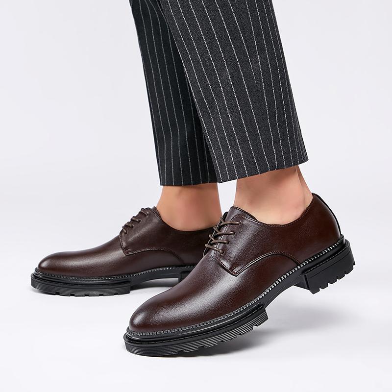 Newest Men Genuine Leather Casual Shoes High Quality Dress Shoes Formal Wedding Shoes For Men Business Luxury Mens Oxfords Men Shoe