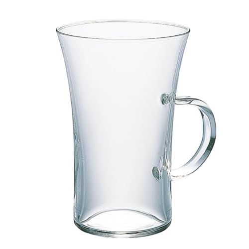 HARIO Heat-Resistant Hot Glass, 280ml, Coffee Glass, Microwave and Dishwasher Safe, Made in Japan, HGT-2T