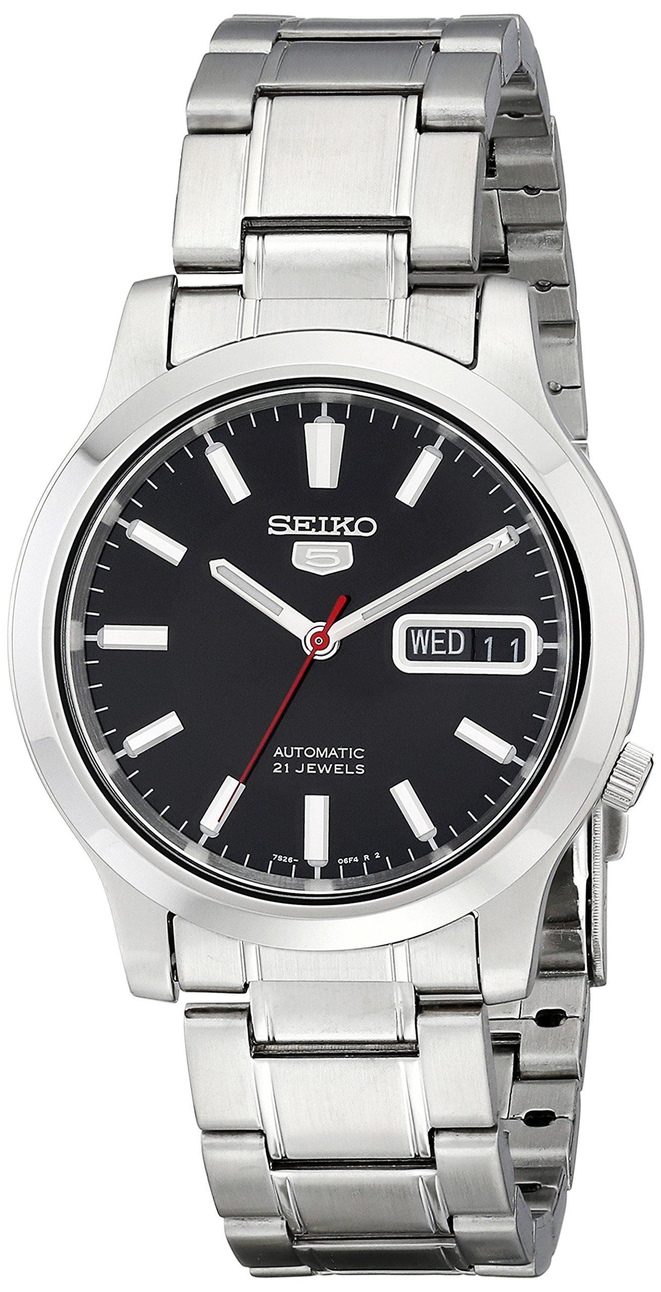 

SEIKO 5 Men s Auto Watch SNK795 Black Dial