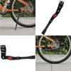 Highway Bike Aluminum Pedal Adjustable Mountain Support, Side Rear Aluminum Alloy Material, Long and Short Single Support