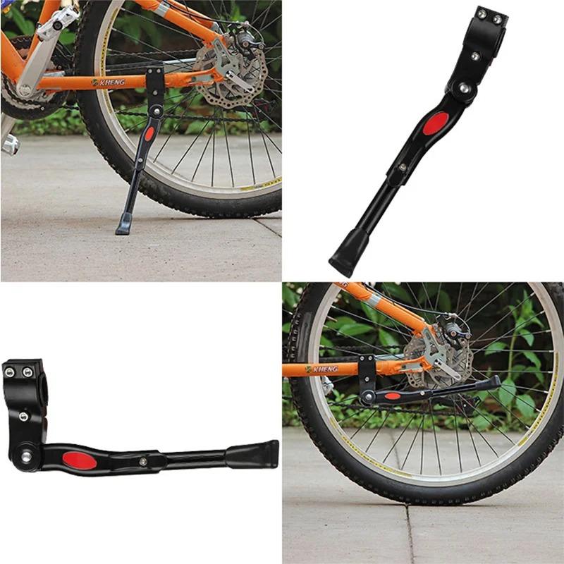 Highway Bike Aluminum Pedal Adjustable Mountain Support, Side Rear Aluminum Alloy Material, Long and Short Single Support