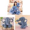 Cartoon Elephant Plush Toy With Feather Cotton Filling For Kids Sleep Comfort And Gift