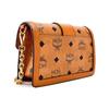 MCM Monogram Chain Shoulder Bag Mini Women Shoulder Bag Brown Cognac MWRBAWO05CO001