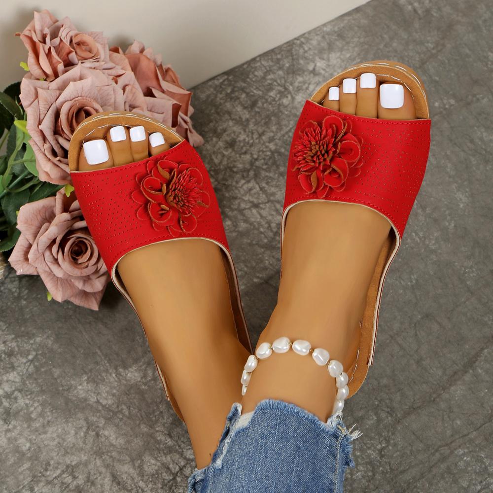 Fashion Shoes Women's Sandals Summer Elegant Shoes Woman Slides Sandals Ladies Wedge Sandals for Women Casual Footwear Slipper
