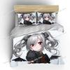 Japanese 3D Anime Moe Double Bed Duvet Cover Bed European Bedding Sets Home Textiles Luxury Pillow Cases Bedroom Bedding Sets