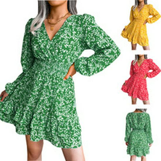 2026 Women's Sexy V-neck Cut-out Hip-hugging Summer Dress - European and American Style Short Sleeve.