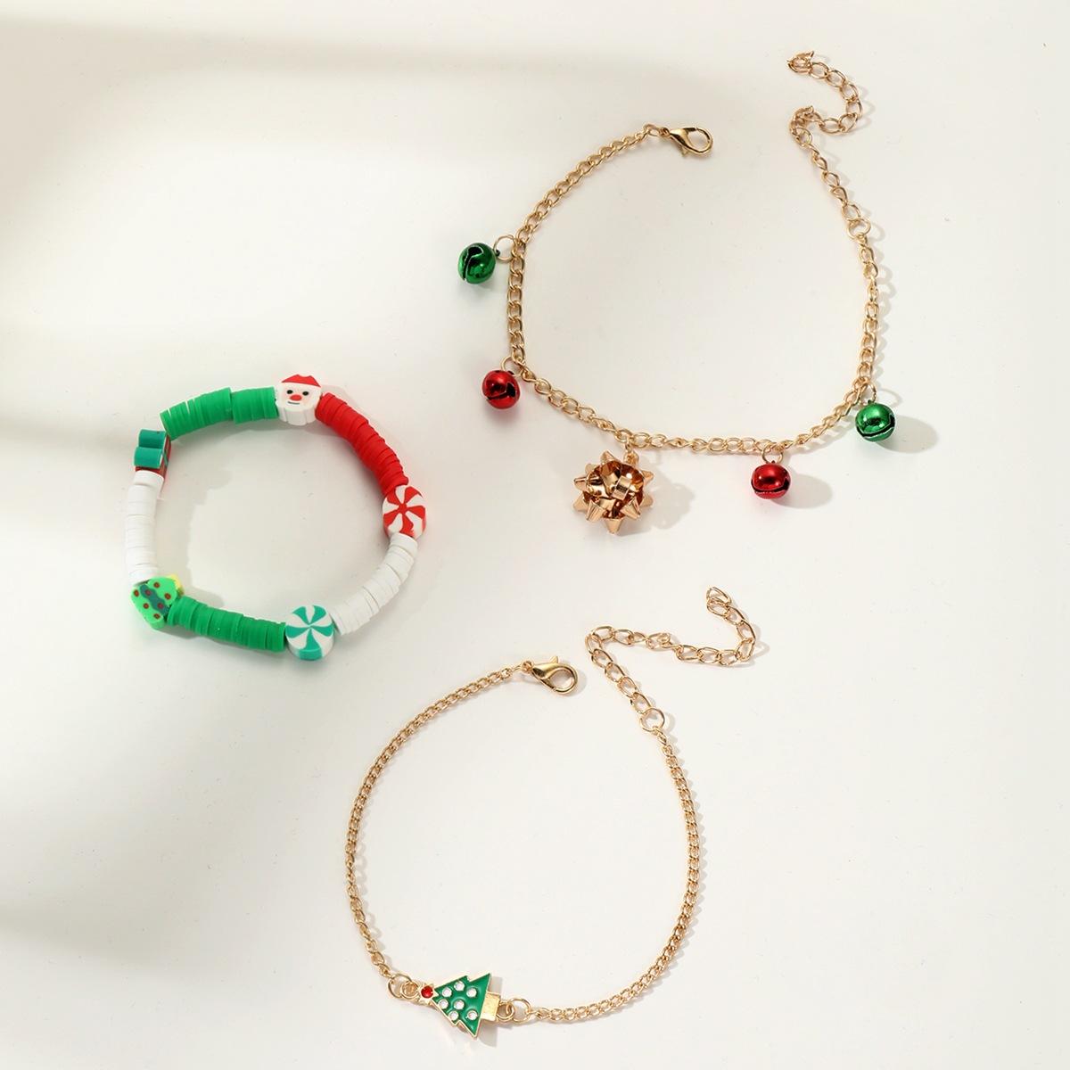 

Fashion Christmas Bracelet Set Christmas Gift Beaded Bracelet