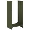 VidaXL Portant de bois chauffage vert olive 40x30x80 cm 864234