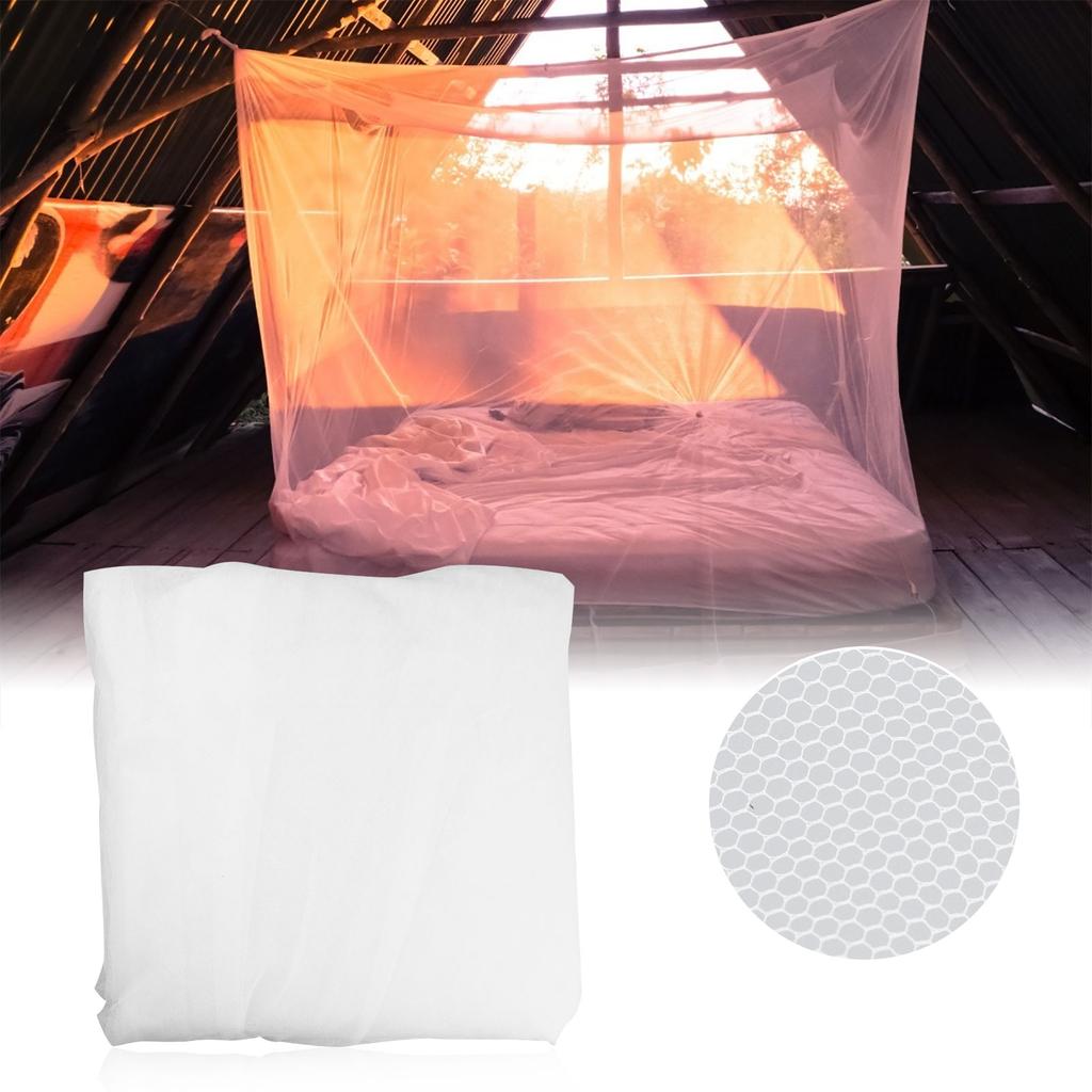 Moskitonett Baldakin Nett Mesh Hengende Dobbeltseng Kompakt Lettvekt Camping