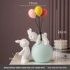 Balloon Bear Resin Ornament Children's Room Creative Gift Couple Wedding Clearance Cute Girl Heart Ornament