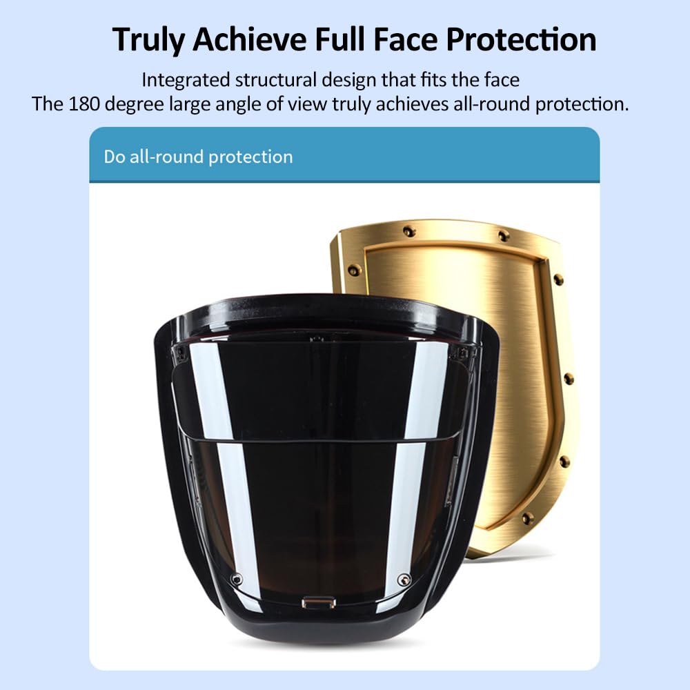 Daconovo PC Welding Mask 180° Enlarged View Wearable Welding Mask
