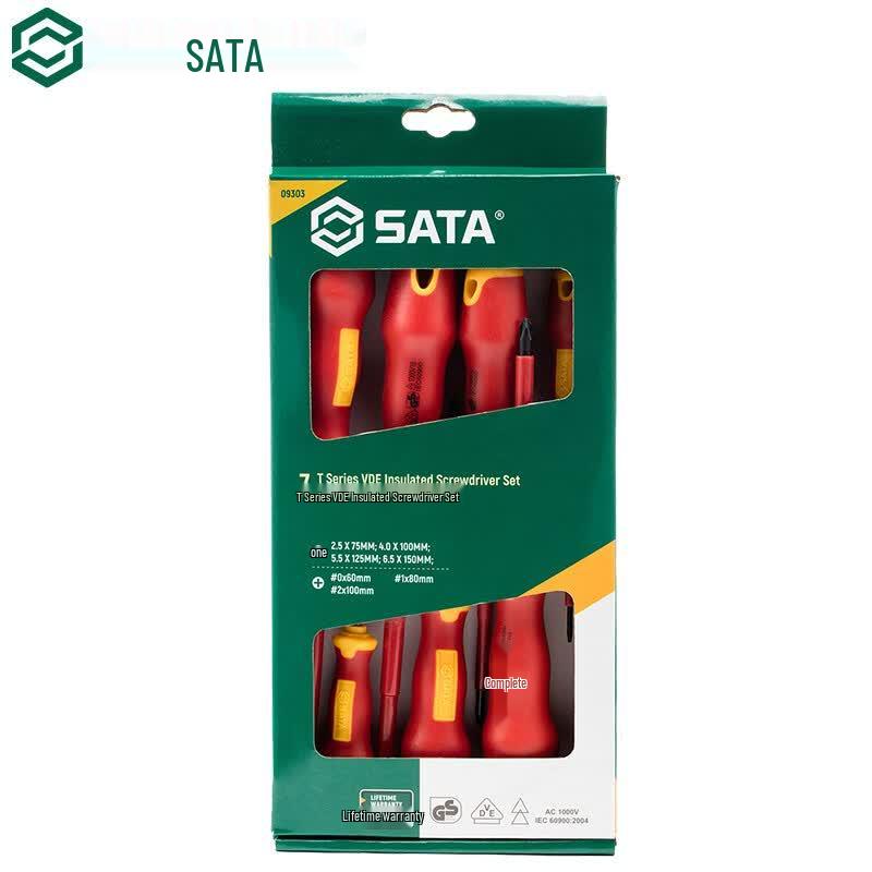 SATA VDE 1000V Insulated Screwdriver Set