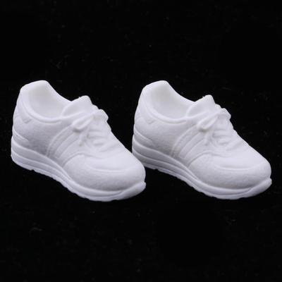 1/6 Doll Shoes Sneakers Flats, for Doll, 12inch BJD Dolls Accessories ( White Color)