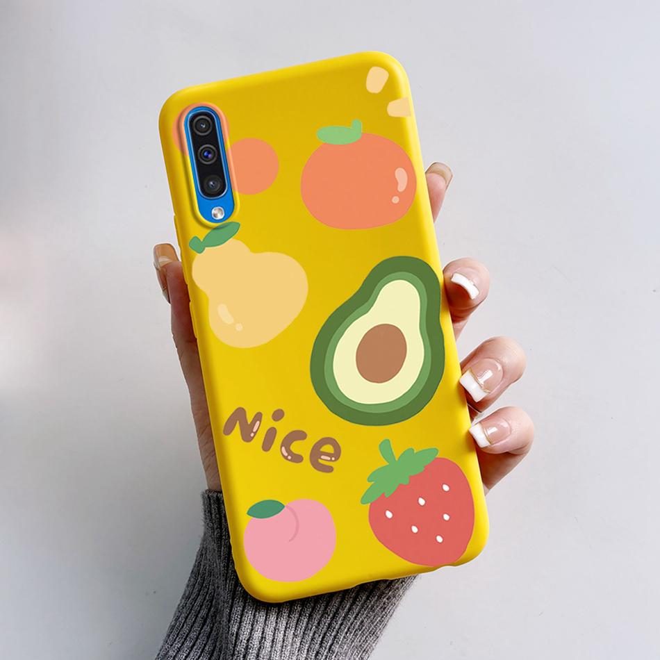 For Samsung A50 A50S A30S Case Cartoon Soft Liquid Silicone Full Protection Phone Back Cover For Galaxy A 50 50S 30S Funda Shell