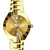 Watch Girls Fashion Trend Waterproof Luminous Simple Temperament Steel Belt Double Calendar Quartz Watch Women