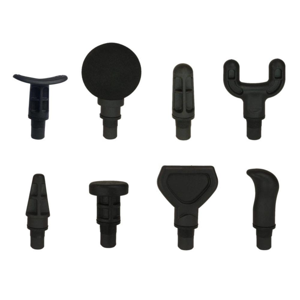 8Pcs 12.5mm Fascia Massager Heads ABS Replacement Fascia Head Massager Body Massage Accessory 8Pcs